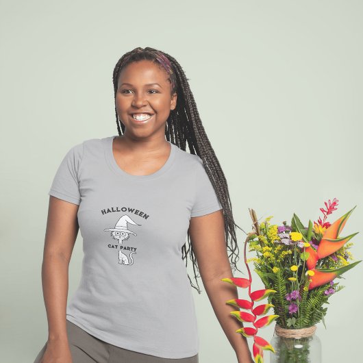 komische Halloween-Party-Frau T - Shirt