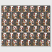 Komische Hühner mit Eiern Geschenkpapier (Flach)