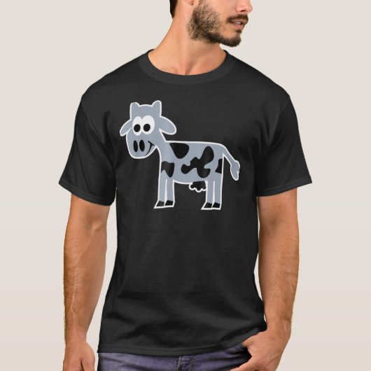 Komische Kuh T-Shirt (Vorderseite)