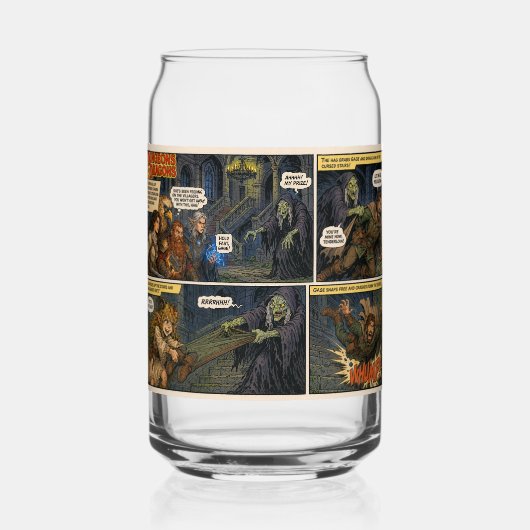 Komische lustige D&D-Tasse! Dosenglas (Vorderseite)