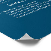 komische Phishing-Definition vertikal Poster (Ecke)