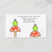 Komische Sitzplatzkarte für Haustiere Visitenkarte (Rückseite)