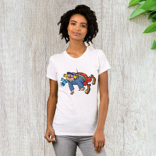 Komischer Clown hängt kopfüber T-Shirt