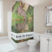 Komischer Duschvorhang (Beispiel)