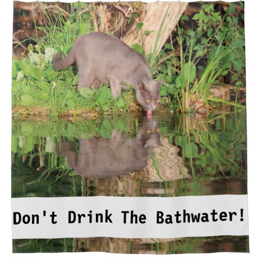 Komischer Duschvorhang (Vorderseite)