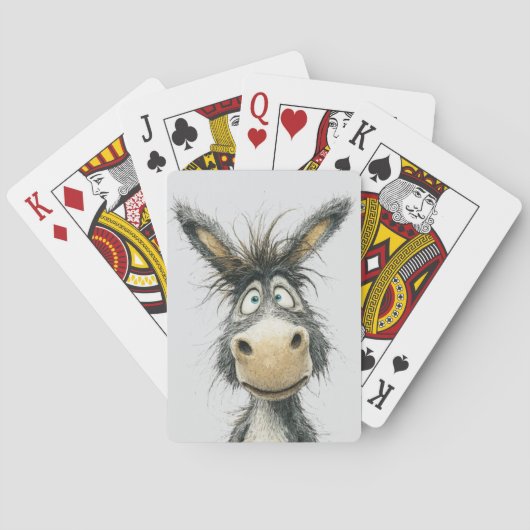 Komischer Esel Spielkarten (Rückseite)