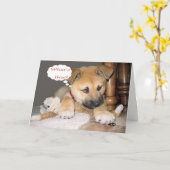 Komischer Geburtstags-Spaß Karte (Gelbe Blume)