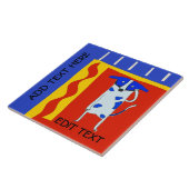 Komischer Hund, Text bearbeiten Fliese (Seite)