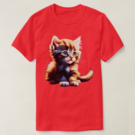 Komischer Katzenkunstdruck Dieses niedliche Cat Ar T-Shirt (Design vorne)