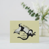 komischer Ruhestand Postkarte (Stehend Vorderseite)