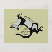 komischer Ruhestand Postkarte (Vorderseite)