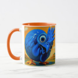 Komisches Blaufuhn Tasse