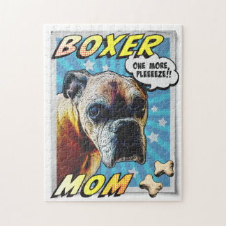 Komisches Boxer-Puzzle Puzzle