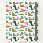 komisches Dinosaurier-Spiralkomposition-Notizbuch Notizblock (Rückseite)