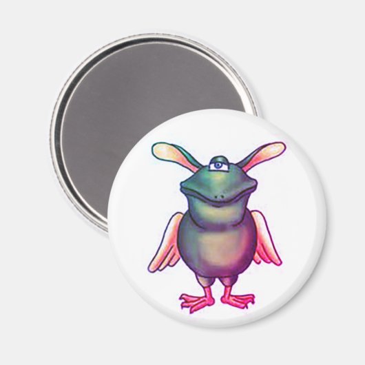 Komisches Monster für Halloween Magnet (Vorderseite/Rückseite)