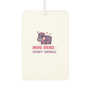 Komisches MOO DENG SPIRIT-TIER Abenteuersuchender  Autolufterfrischer