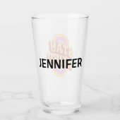 Komisches Retrodesign bleibe Glas (Rückseite)