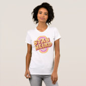 Komisches Retrodesign bleibe T-Shirt (Vorne ganz)