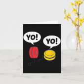 Komisches Yoyo Karte (Gelbe Blume)