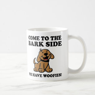 Komm auf die Bellen-Seite Hunde-Liebhaber-Tierarzt Kaffeetasse