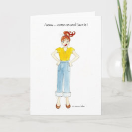 Komm auf die Geburtstagskarte. Karte