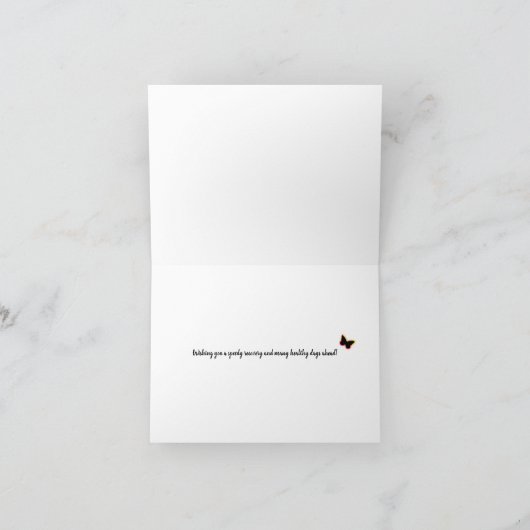 Komm bald! dankeskarte (Innenseite)