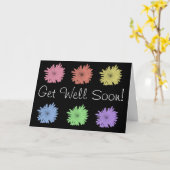 Komm bald! karte (Gelbe Blume)