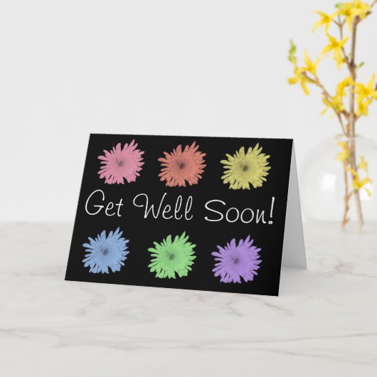 Komm bald! karte (Gelbe Blume)