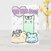 Komm bald! karte (Gelbe Blume)