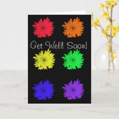 Komm bald! karte (Gelbe Blume)