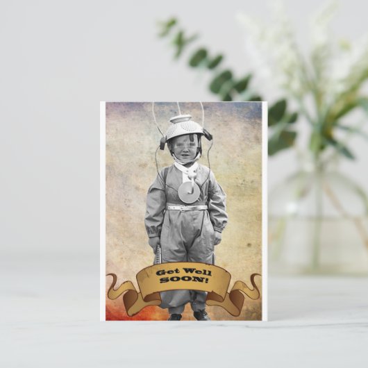 Komm bald! postkarte (Stehend Vorderseite)