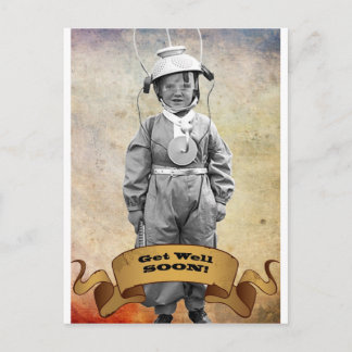 Komm bald! postkarte