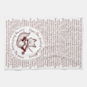 Komm, du Fount ~ Kuh-Fox Geschirrtuch (Horizontal)