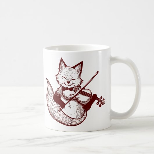Komm, du Fount ~ Kuh-Fox Kaffeetasse (Rechts)
