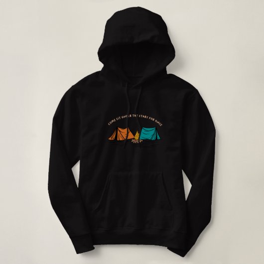 Komm einmal unter die Sterne! Hoodie (Design vorne)