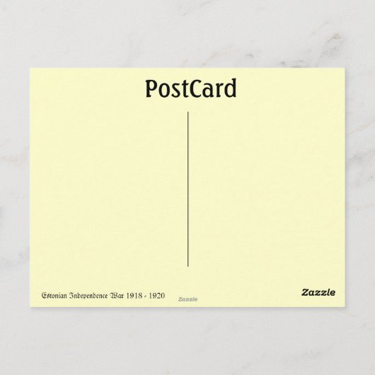 Komm, Estland! Postkarte (Rückseite)