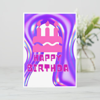 Komm feiern mit uns! Nehmen Sie an einem Geburtsta Einladung