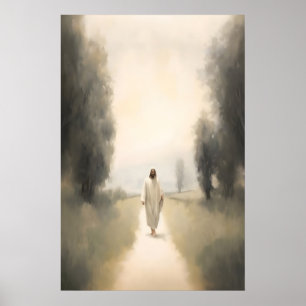 Komm Folge Mir Christliche Wandkunst Jesus Christl Poster