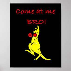 Komm her, Bruder Känguru-Box-Geschenk Poster