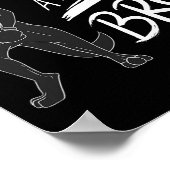 Komm her, Bruder Lustiger Kangaroo-Boxer-Boxgesche Poster (Ecke)