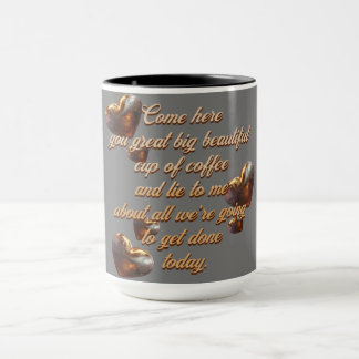 "Komm her..." Personalisierbar Tasse