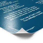 Komm, Herr Jesus Gedicht Fotodruck (Ecke)