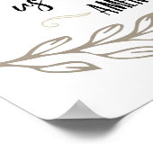 Komm Herr Jesus sein unser Gast Gebet Mauer Kunst Poster (Ecke)