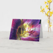 Komm hierher karte (Gelbe Blume)