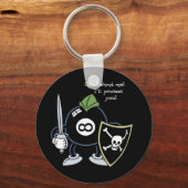 Komm hinter den 8-Ball! Schlüsselanhänger (Vorderseite)