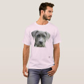Komm, Hund, es ist blau und grau T-Shirt (Vorne ganz)