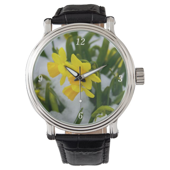 Komm im Frühjahr Armbanduhr (Vorderseite)
