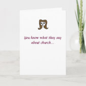 Komm in die Kirche! Karte (Vorderseite)