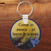 Komm in Frieden... Schlüsselanhänger (Vorderseite)