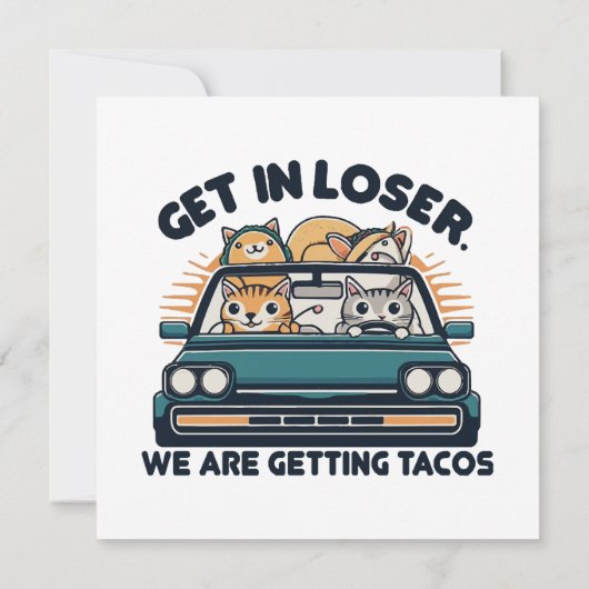 Komm in Loser, wir werden Tacos bekommen (Rückseite)